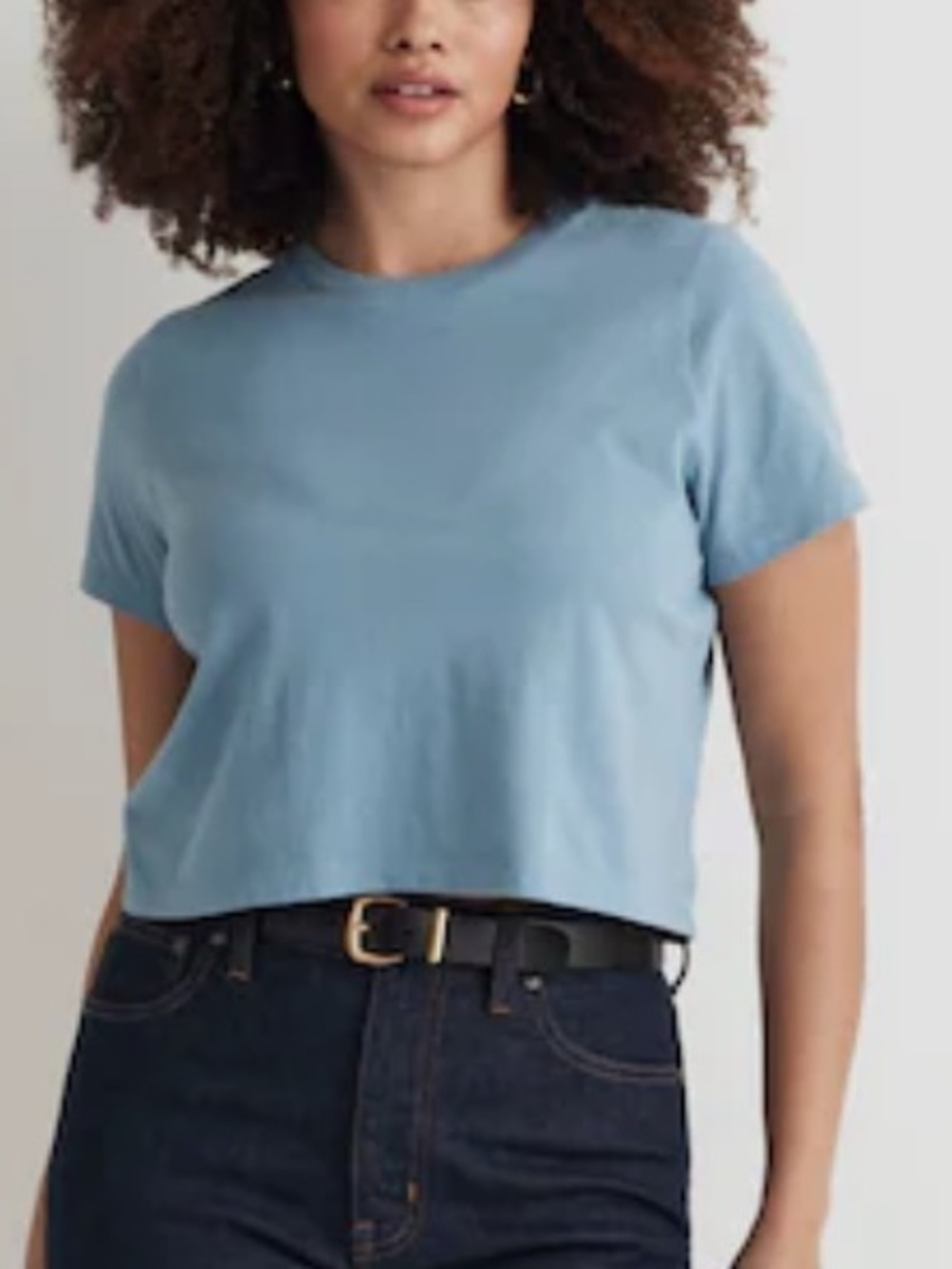 Madewell Boxy-Crop Tee